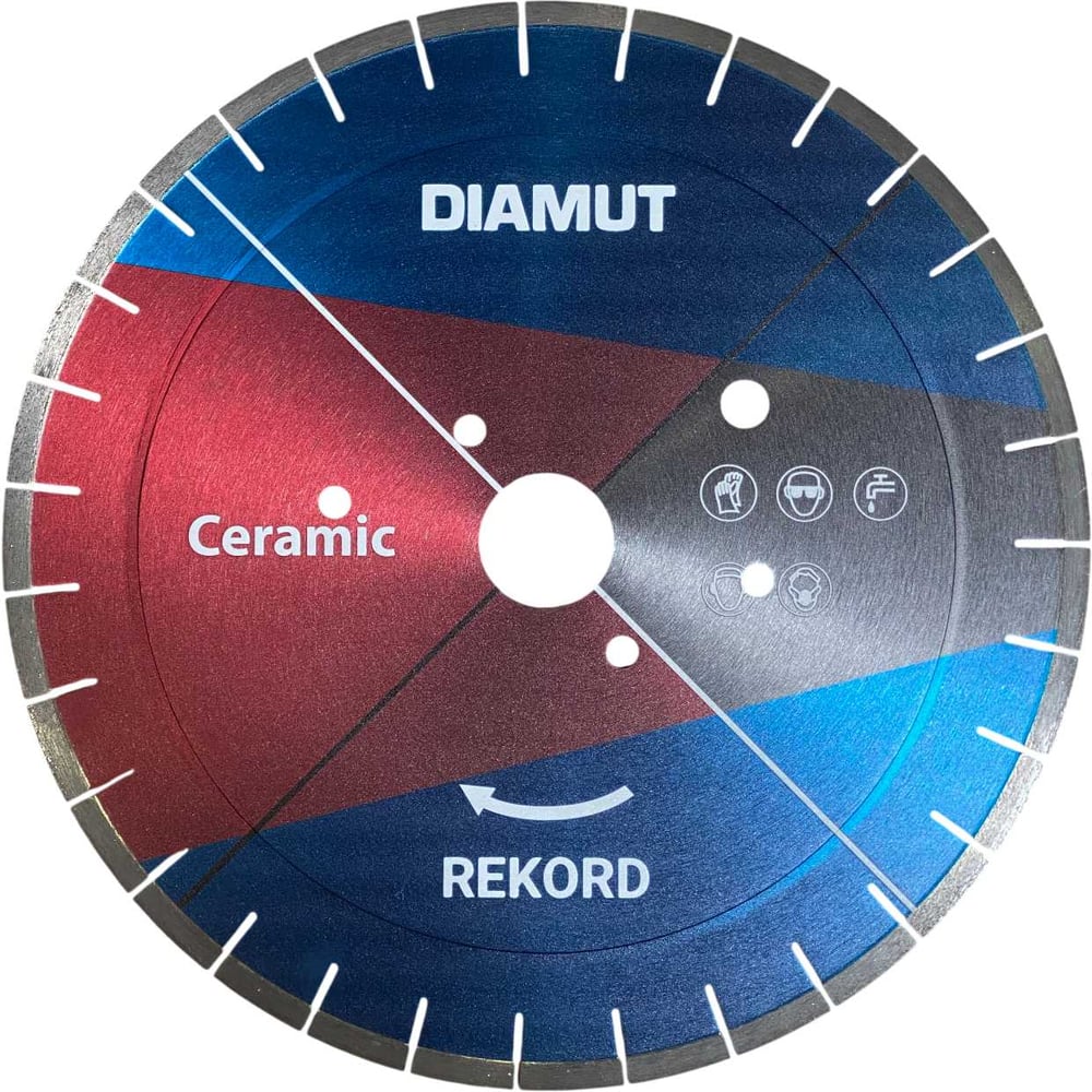 Изображение товара Пила DIAMUT D400 сегментированный алмазный диск мокрый рез 16 дюймов
