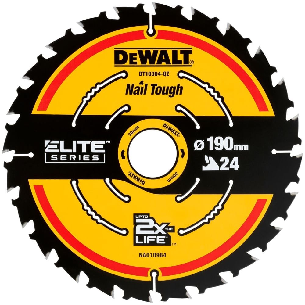 Изображение товара Пильный диск по дереву DEWALT DT10402 190мм 24 зуба для чистого реза