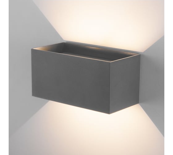 Изображение товара Садово-парковый светильник Elektrostandard 35137 W WINNER DOUBLE LED серый a057135