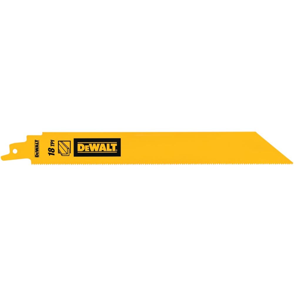 Изображение товара Полотно для сабельной пилы DEWALT DT90388, по металлу, 228 мм, 18 TPI, 5 шт DT90388-QZ