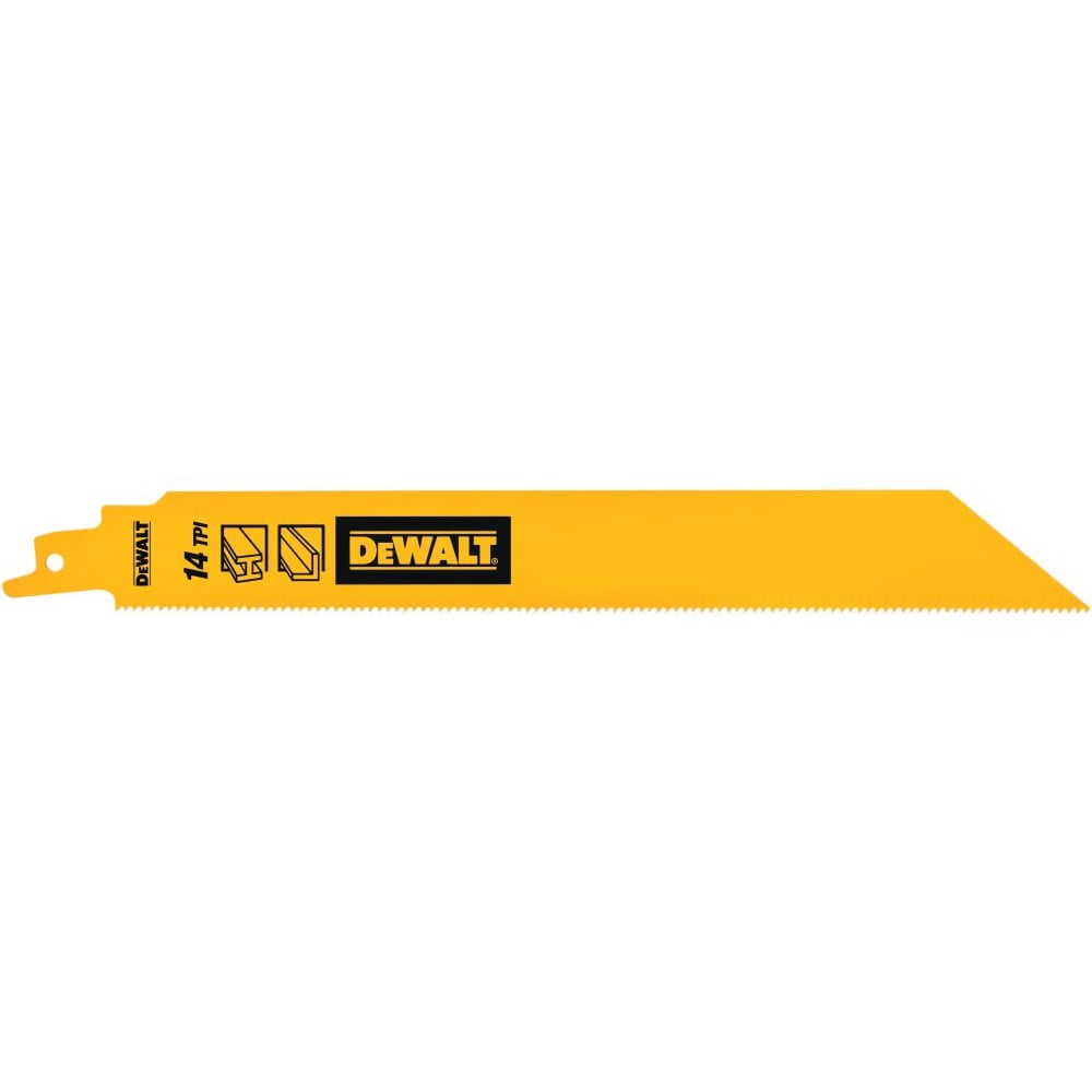 Полотно для сабельной пилы DEWALT DT90387, по металлу, 228 мм, 14 TPI, 5 шт DT90387-QZ