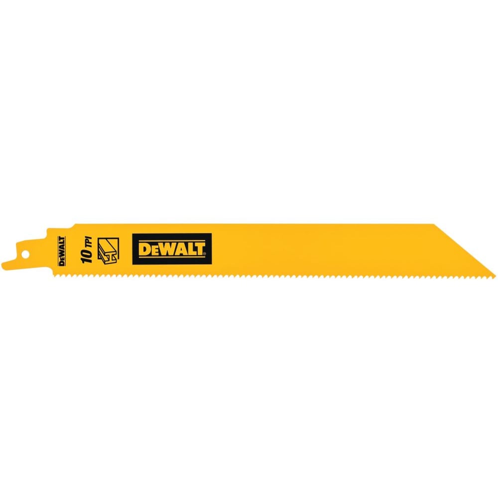 Полотно для сабельной пилы DEWALT DT90386, по металлу, 228 мм, 10 TPI, 5 шт DT90386-QZ