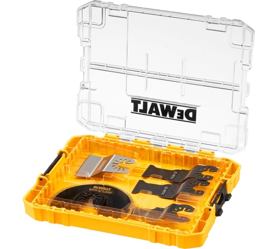 Изображение товара Набор пильных полотен DEWALT DT20761, для реноватора, 5 шт, в кейсе DT20761-QZ