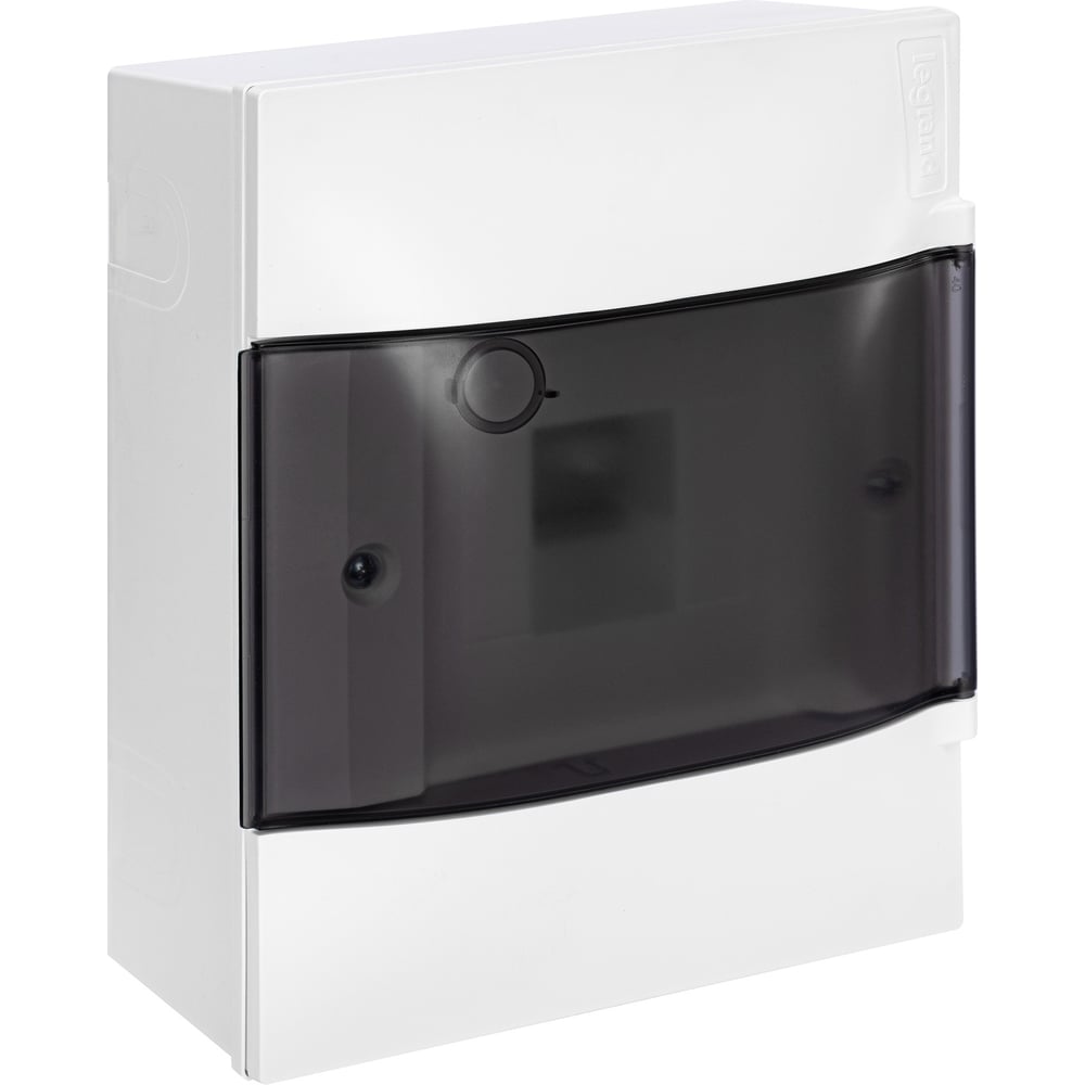 Изображение товара Пластиковый щиток Legrand Practibox S навесной 1X4 дымчатая дверь