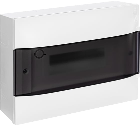 Изображение товара Пластиковый щиток Legrand Practibox S  Навесной 1X12 Дымчатая дверь 135611