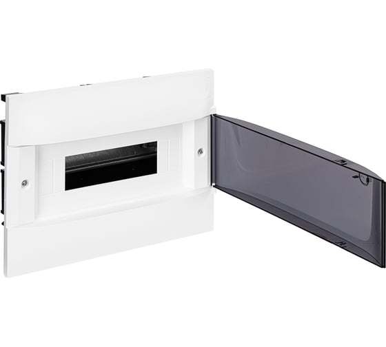 Изображение товара Пластиковый щиток Legrand Practibox S  Встраиваемый 1X12 Дымчатая дверь 135551