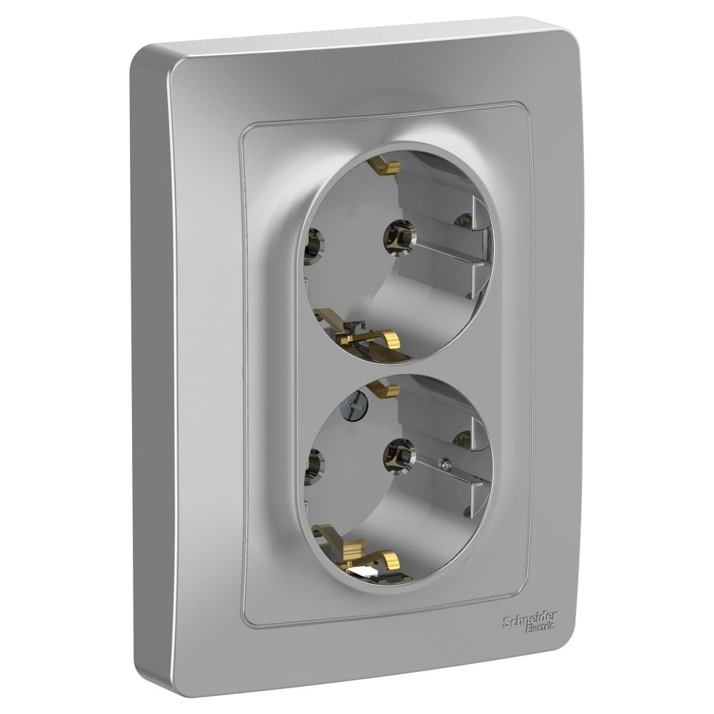 Изображение товара Розетка Systeme Electric Blanca внутри Алюминий 16А 250В IP20