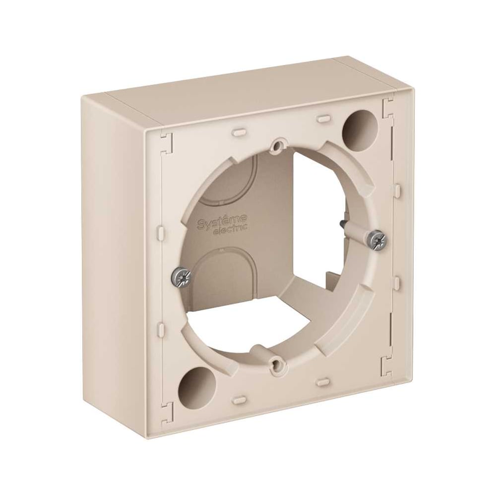 Изображение товара Коробка для наружного монтажа Systeme Electric AtlasDesign Беж SE ATN000200