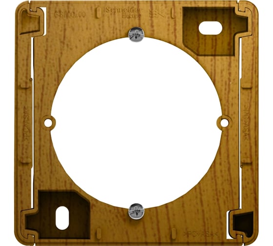 Изображение товара Коробка Systeme Electric Glossa Дерево Дуб наружного монтажа SE GSL000500