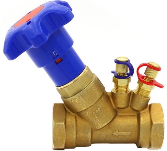 Изображение товара Балансировочный клапан для системы отопления VIEIR 11/2 латунный резьбовой для магистралей большого диаметра VRGL17