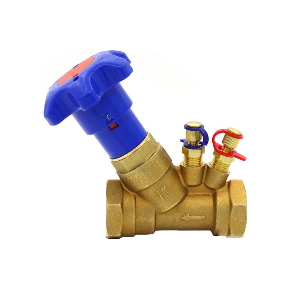 Изображение товара Балансировочный латунный клапан для системы отопления 11/4 резьбовой VRGL16