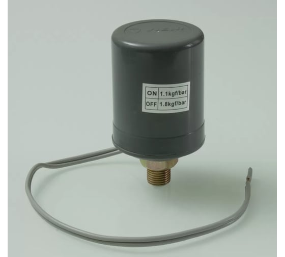Изображение товара Блок контроля давления VIEIR мини 1/4 наружная резьба 1.1-1.8 бар для автоматического включения насоса и поддержания давления VER3.2/H