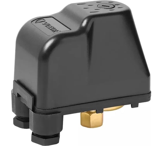 Изображение товара Блок контроля давления VIEIR с накидной гайкой 1/4 1-11.6 бар для автоматического включения и отключения насоса в системе водоснабжения VR9C/1B