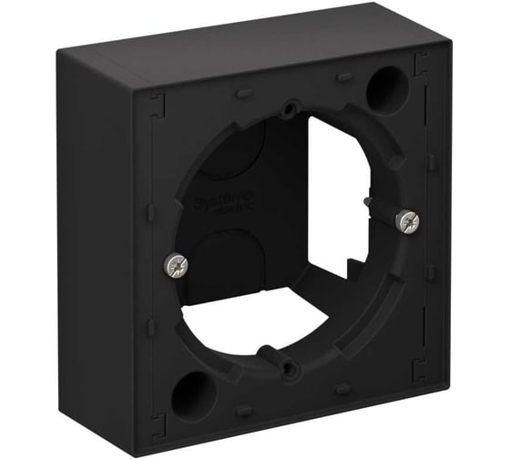 Изображение товара Коробка Systeme Electric (Schneider Electric) для наружного монтажа AtlasDesign, Карбон ATN001000