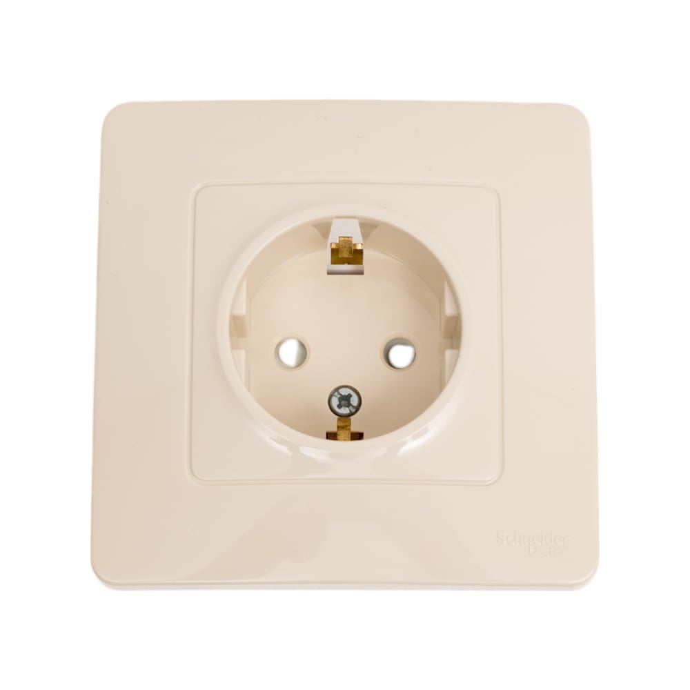 Изображение товара Розетка Systeme Electric Blanca внутренняя бежевый 16А 250В взрослая с защитными шторками
