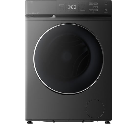 Изображение товара Стиральная машина Centek серый, 1200 / 7кг / 42см / 10пр / LED-Дисп/Очистка барабана / A++ CT-1972