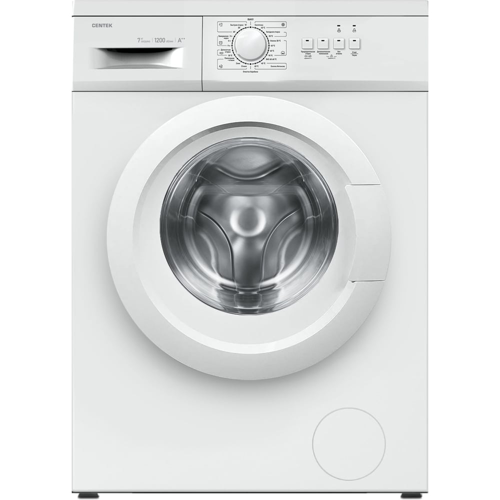 Изображение товара Стиральная машина Centek CT-1903 белая 7кг 1200 об/мин A++