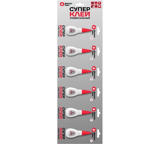Изображение товара Супер-клей цианоакрилатный MASTERTEKS 4 г 279707