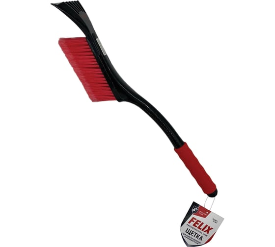 Изображение товара Щетка для снега с поролоновой ручкой и скребком в верхней части FELIX 55см 410000187