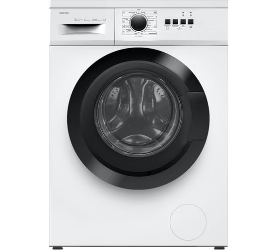 Изображение товара Стиральная машина Centek белый, 1000 / 6кг / 40см / 23пр / Очистка барабана / Пар / A+ CT-1902
