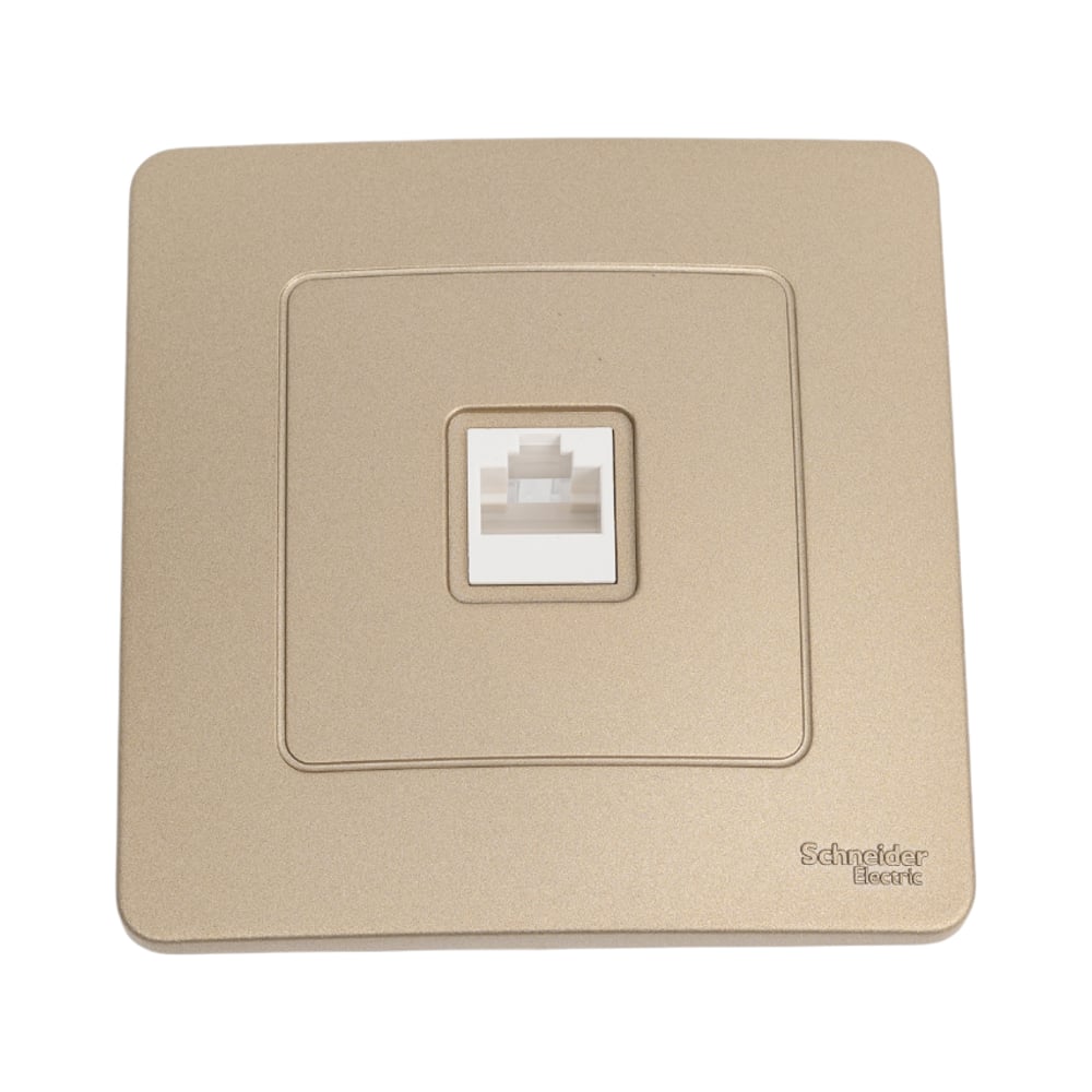 Изображение товара Компьютерная внутренняя розетка RJ45 Blanca Титан 1 пост серия Blanca