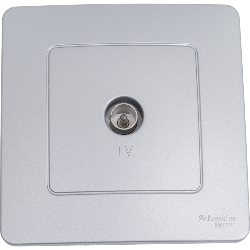 Изображение товара TV розетка Systeme Electric Blanca внутренняя алюминиевая IP20 компактная монтажная