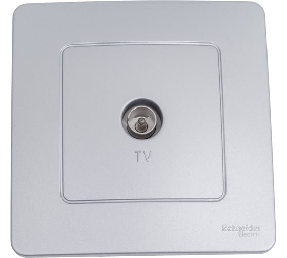 Изображение товара TV розетка Systeme Electric Blanca внутр Алюминий SE BLNTS000013