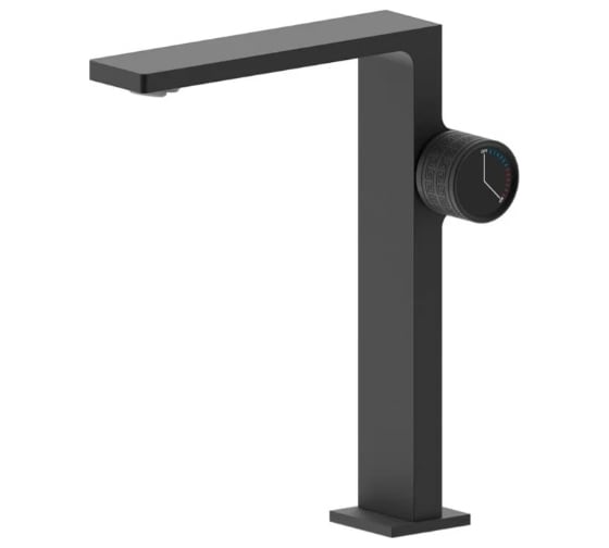 Изображение товара Смеситель для раковины-чаши однорычажный высокий ViEiR черный для умывальника-чаши V323512-C