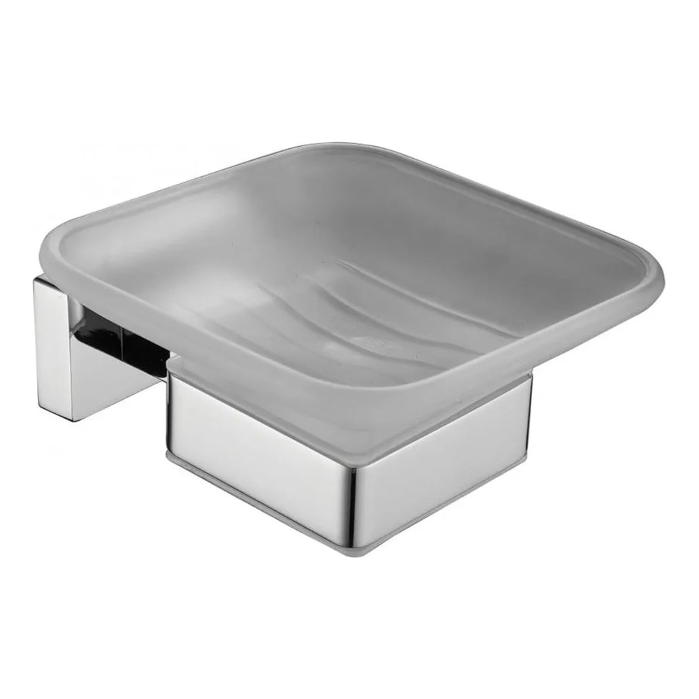 Изображение товара Настенная стеклянная мыльница ViEir V5003 хром