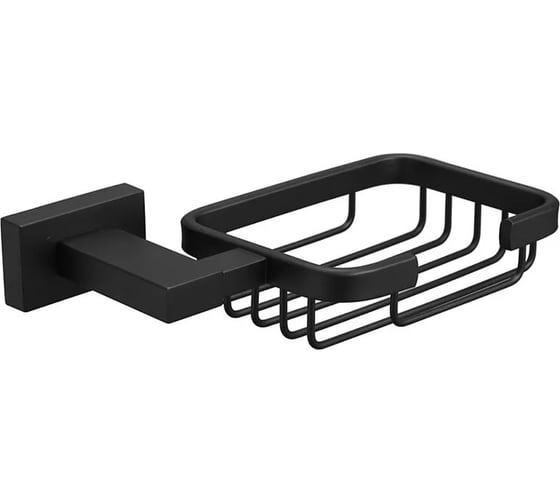 Изображение товара Мыльница настенная из нержавеющей стали ViEir, черный, V5004-C