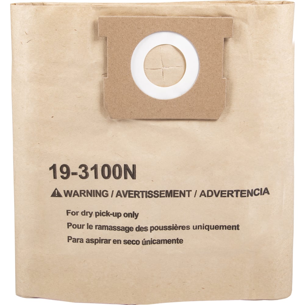 Изображение товара Бумажные фильтр-мешки 3 шт для промышленных пылесосов ECOMAX 19-3100N