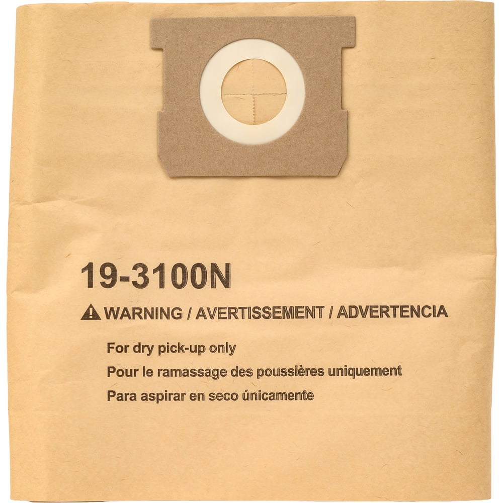 Изображение товара Бумажные фильтр-мешки 3 шт для промышленных пылесосов ECOMAX 19-3100N