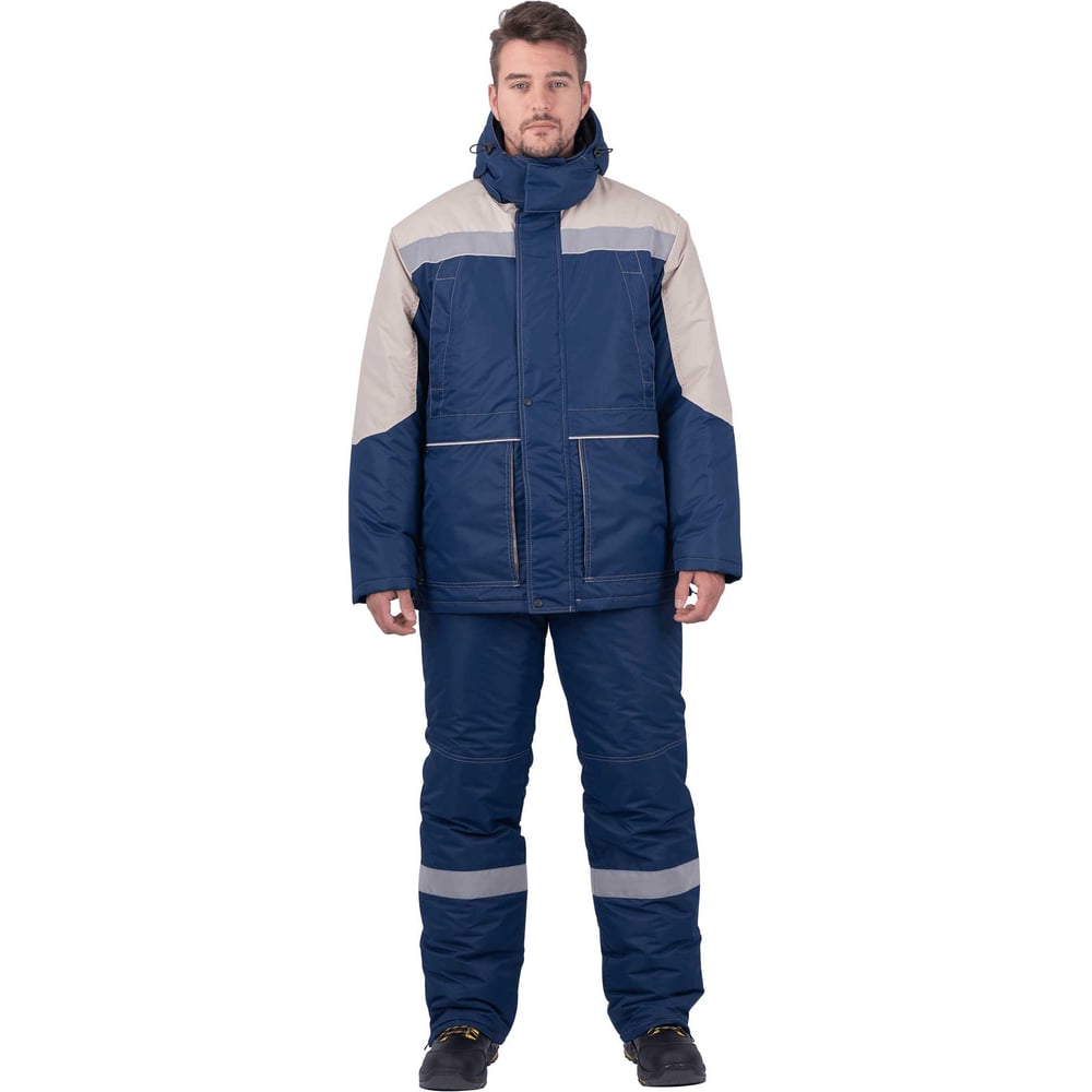 Изображение товара Зимний мужской костюм двойка ЕНИСЕЙ с пропиткой Teflon утеплитель Слайтекс