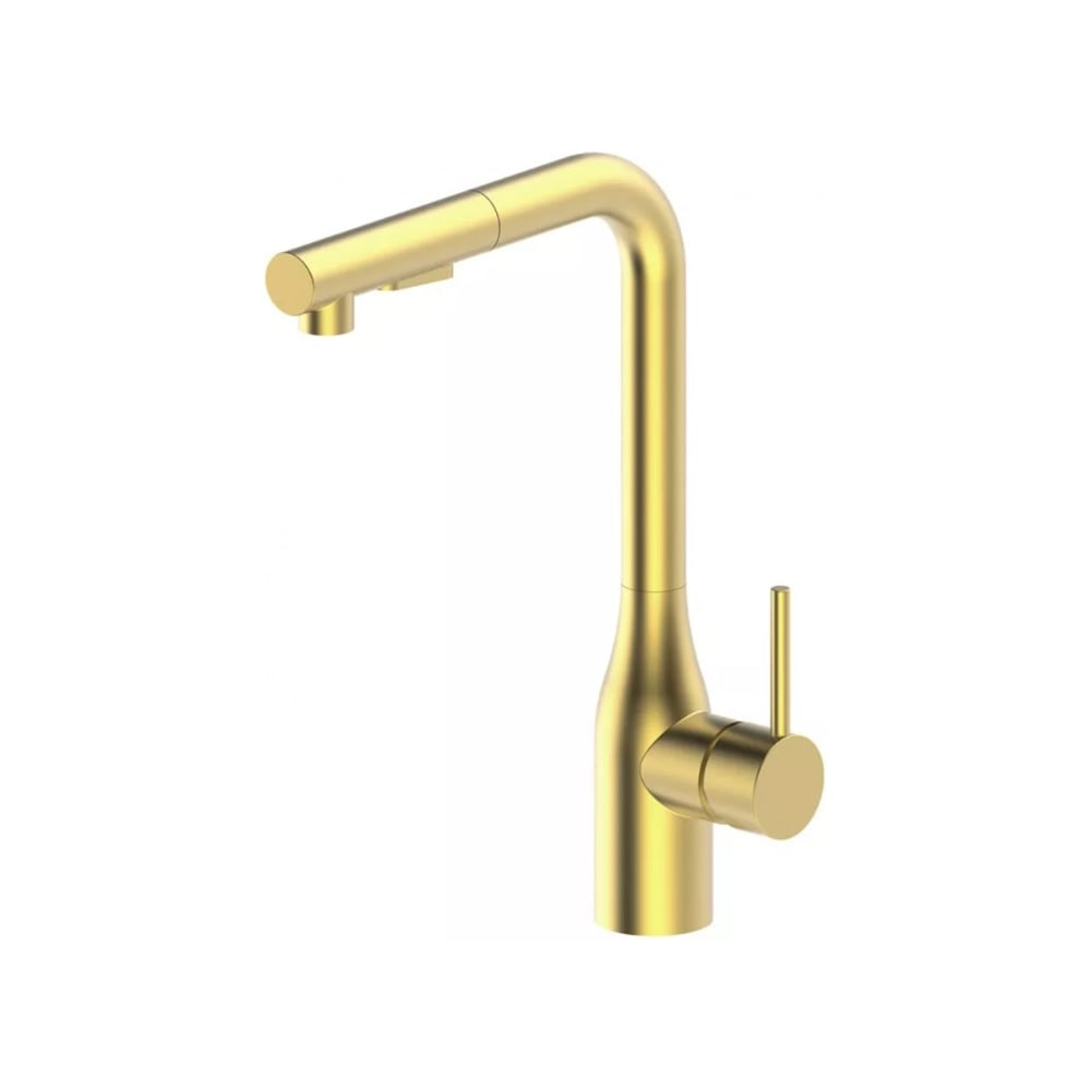 Изображение товара Высокий однорычажный смеситель для кухни ViEiR с выдвижной лейкой золото
