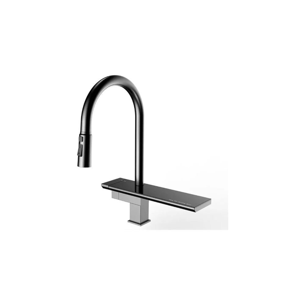 Изображение товара Смеситель для кухни ViEiR V15014-G с выдвижной лейкой графит