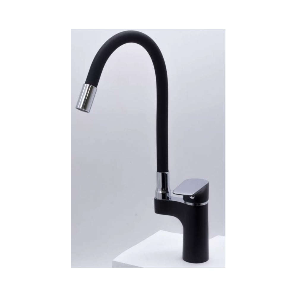 Изображение товара Смеситель для кухни ViEiR V263521-CC высокий черный однорычажный