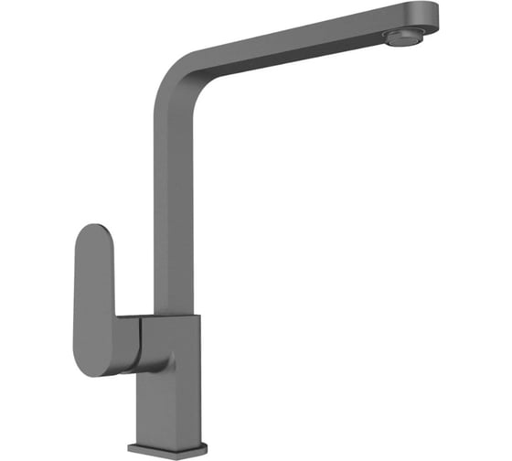 Изображение товара Смеситель для кухни однорычажный ViEiR высокий графит поворотный излив для мойки V283521-G