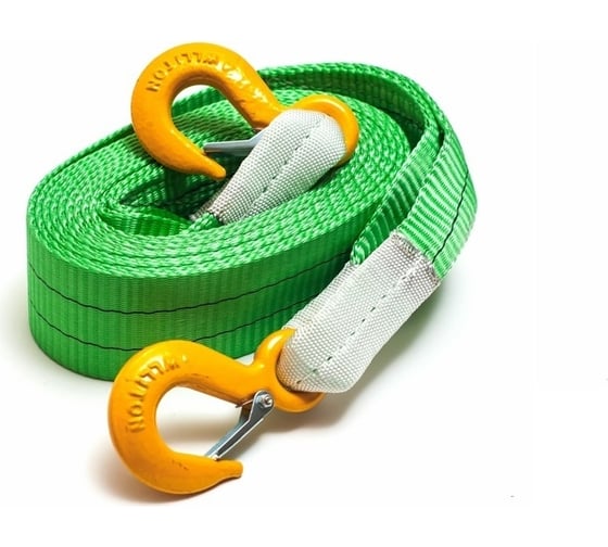 Изображение товара Буксировочный ленточный трос ТРАСТ БТЛ-14 крюк-крюк, 14тн/5м 4687202126101