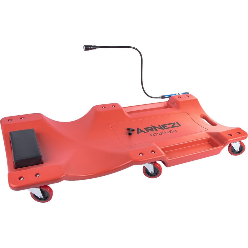 Изображение товара Ремонтный подкатной лежак с 6 колесами и мягким подголовником Arnezi R7201002