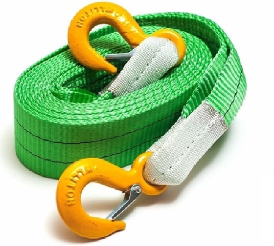 Изображение товара Буксировочный ленточный трос ТРАСТ БТЛ-14 крюк-крюк, 14тн/6м 4687202126118