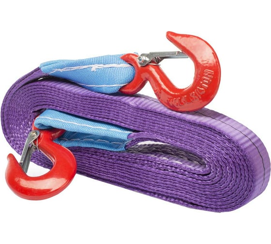 Изображение товара Буксировочный ленточный трос ТРАСТ БТЛ-7 крюк-крюк, 7тн/5м 4687202126194