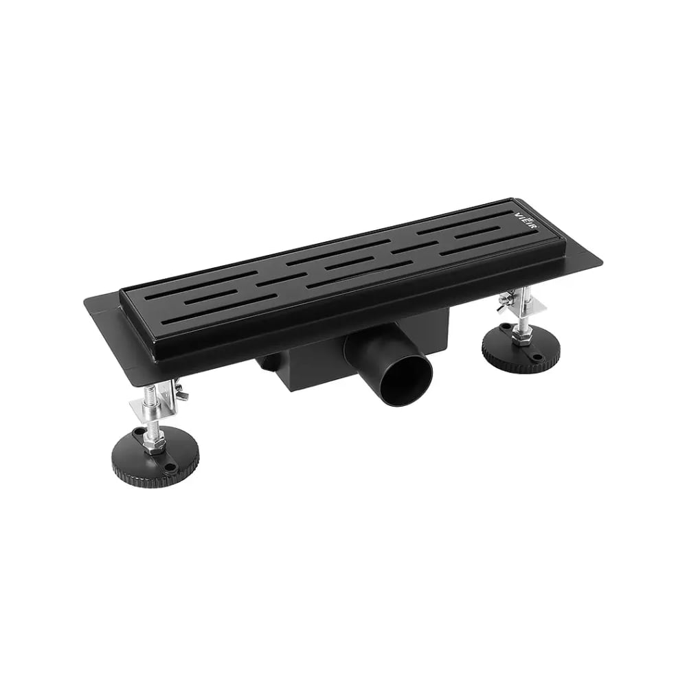 Изображение товара Трап душевой VIEIR с сухим затвором 90 см черный DL90-C для душевой зоны