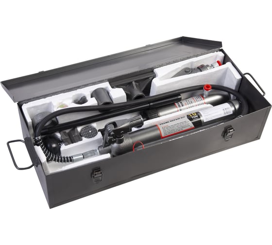 Изображение товара Гидравлический набор OPTIMUS с усилием 10 т, металлический кейс OPT-830310