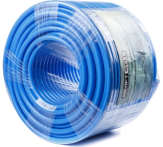 Изображение товара Шланг полиуретановый на катушке Ø10x14 мм, 100 м KraftWell KRW-HS1014PU