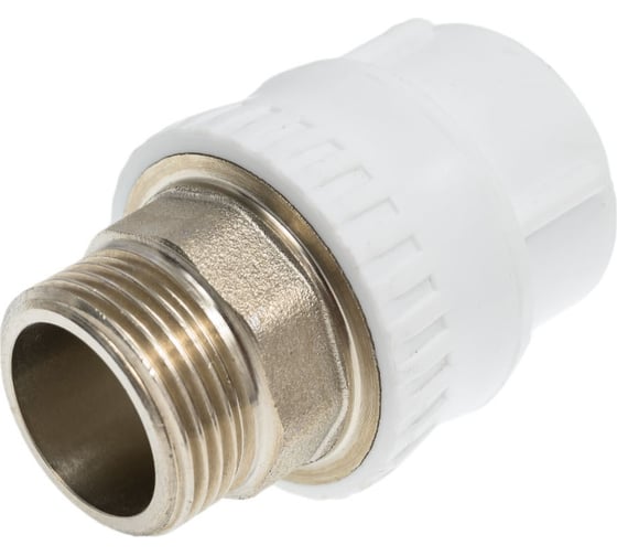 Изображение товара Комбинированная муфта ПП под ключ РВК D25 3/4 НР 050108