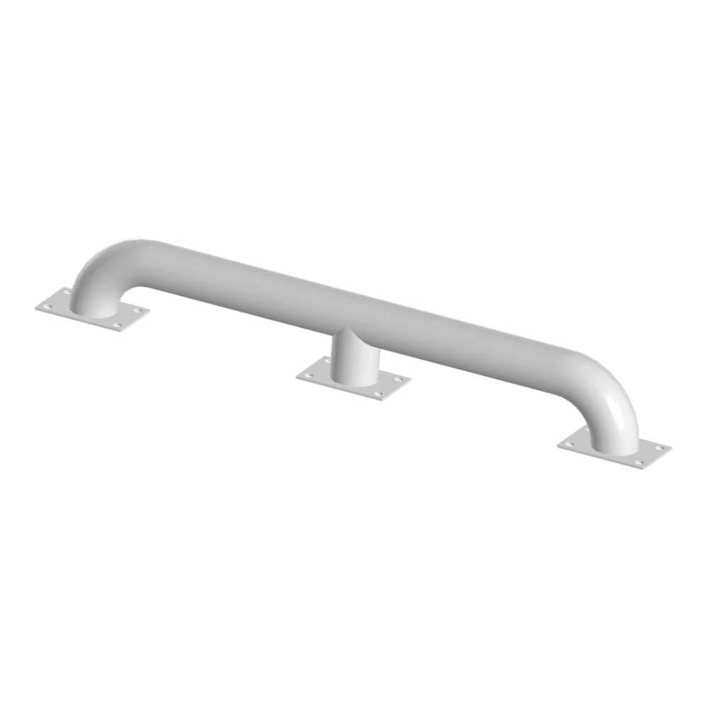 Изображение товара Защита бордюра колесоотбойник тип 2 белый 900 мм Parallax 602WN6502-ZCH