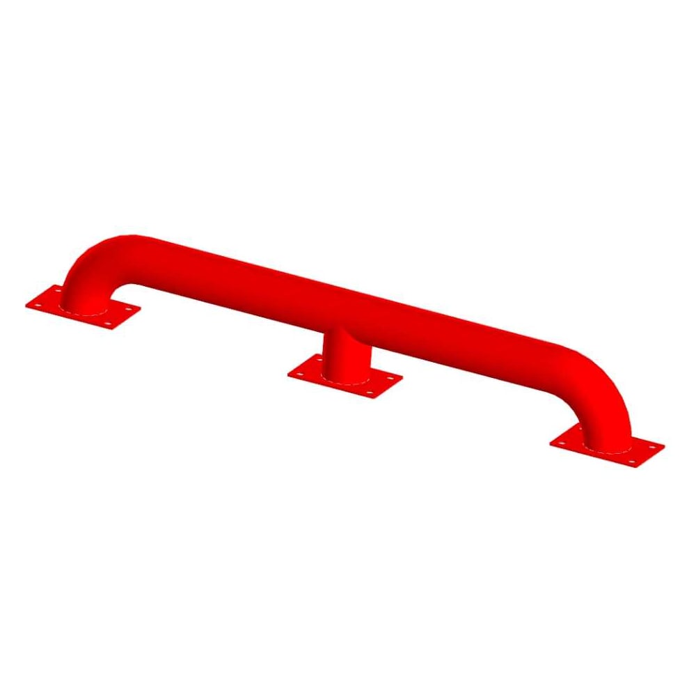 Изображение товара Защита бордюра колесаотбойник 2 типа красный 1000 мм Parallax 602RD7502-ZCH