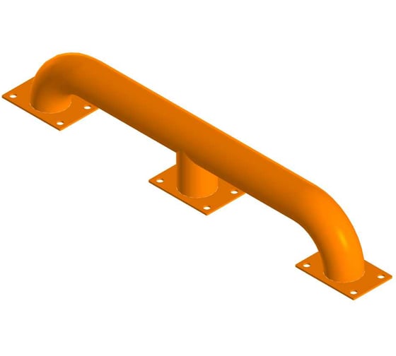 Изображение товара Защита бордюра (колесоотбойник, тип 2) оранжевый 900 мм Parallax 602OR6502-ZCH