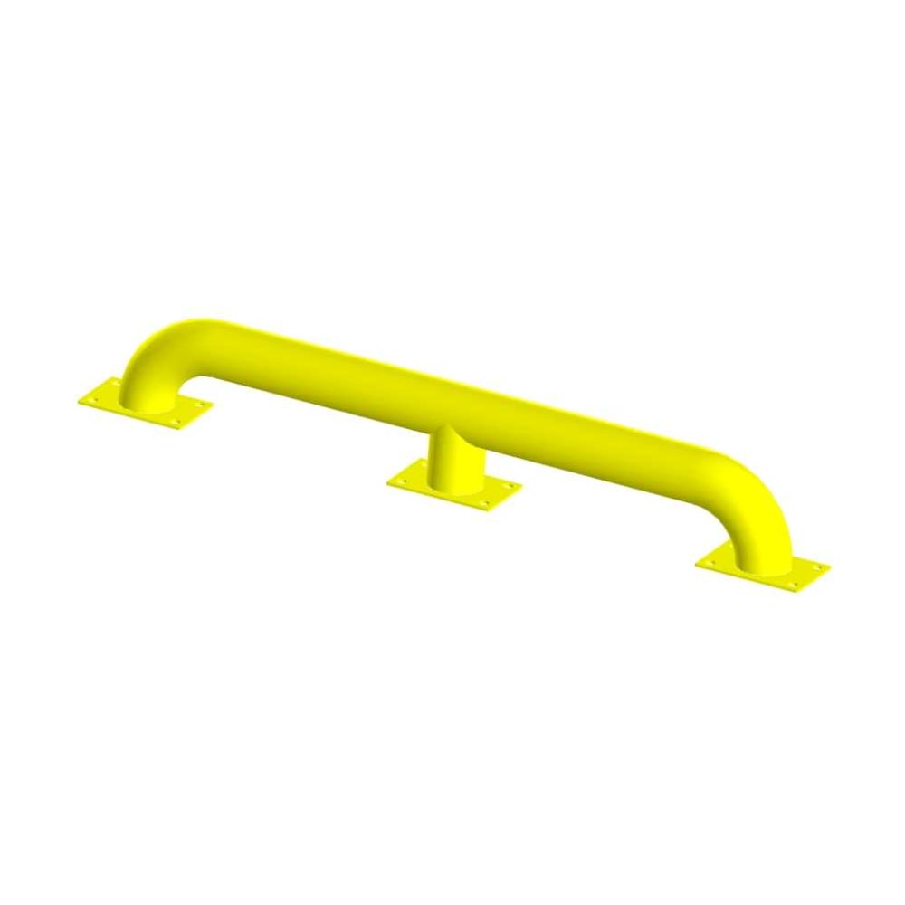 Изображение товара Защита бордюра колёсоотбойник тип 2 желтый 750 мм Parallax 602YL5002-ZCH