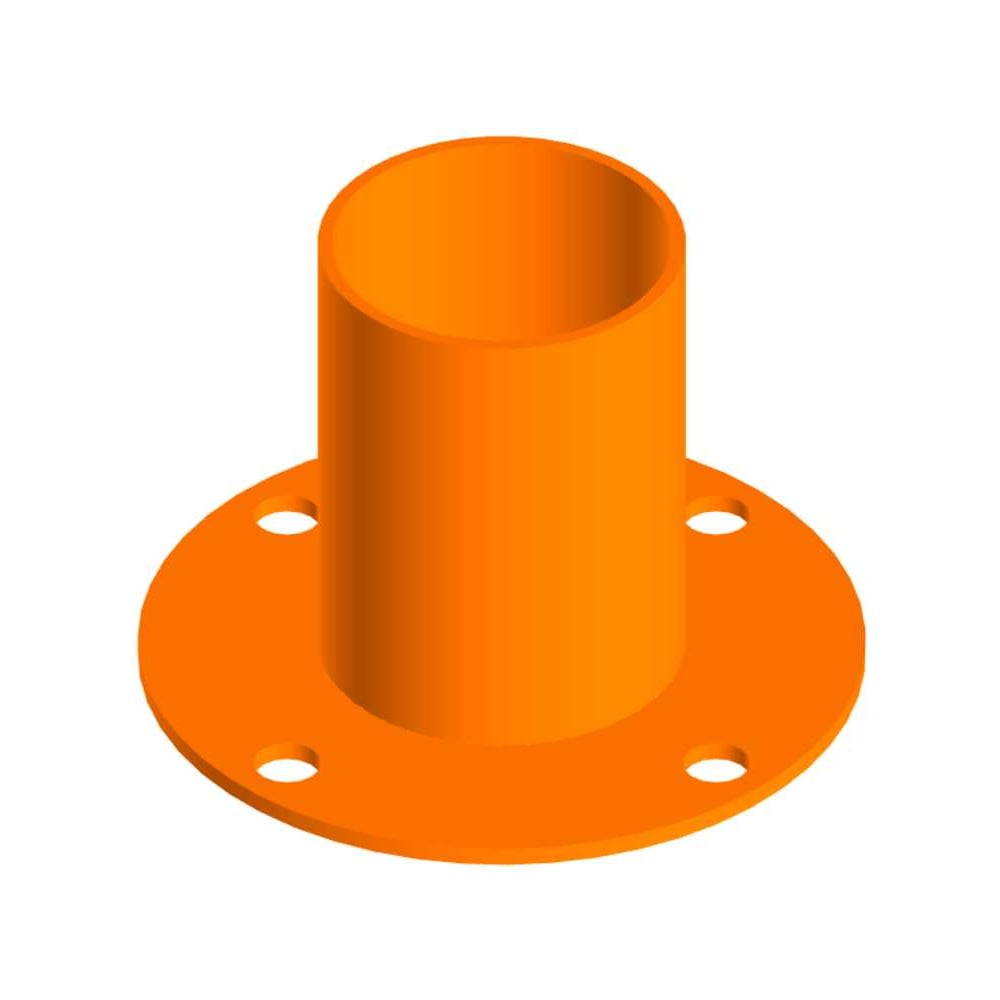 Изображение товара Защитный столб оранжевый 100 мм Parallax 610OR1000-ZCH для безопасности